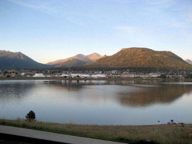 a1a111.jpg - Festival Tents across Estes Lake